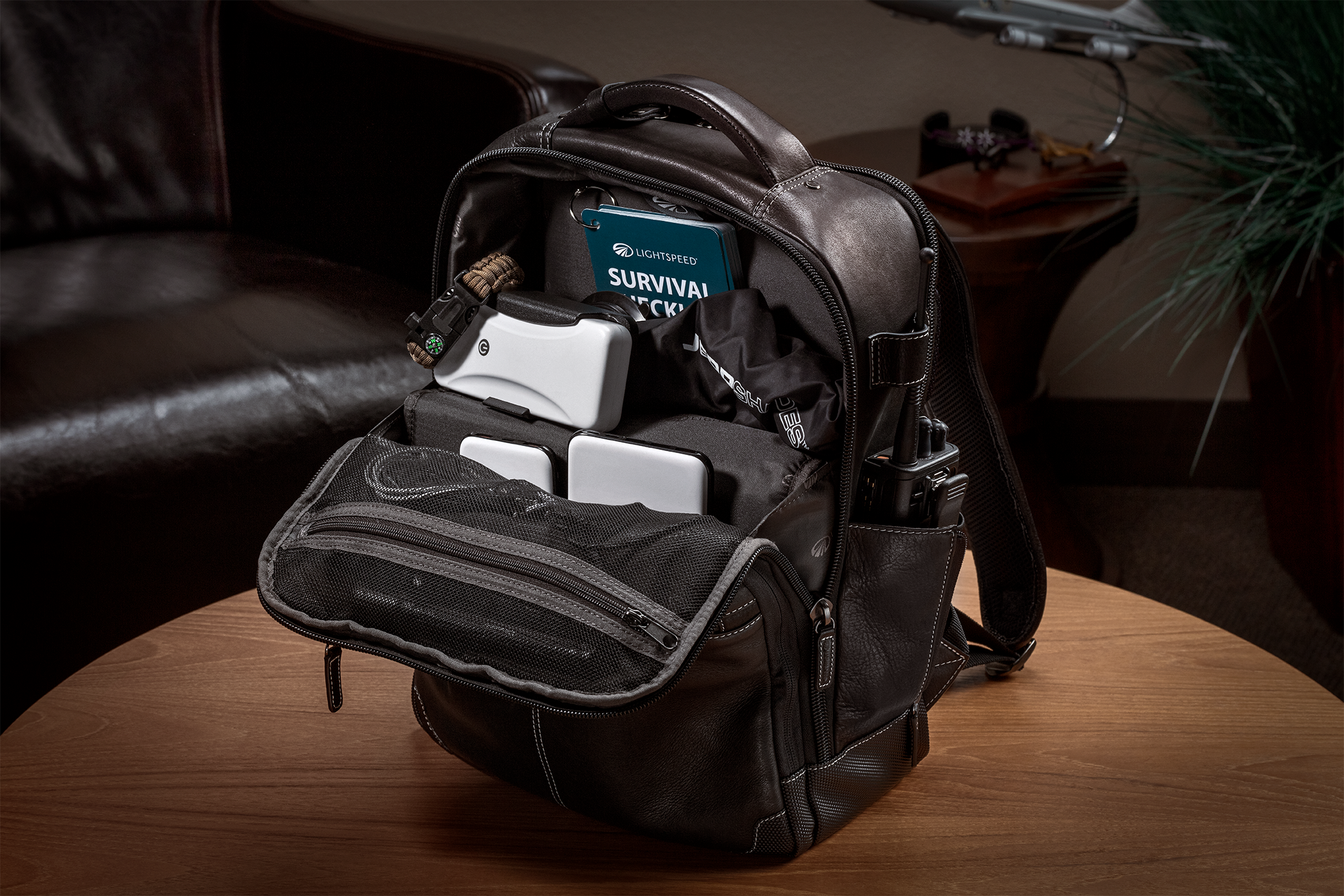 Lightspeed Duke - Leather Backpack