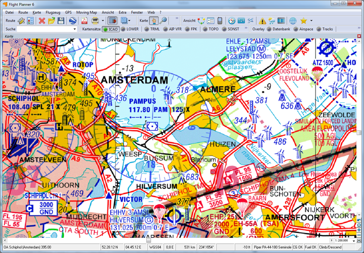Flight Planner - Software inkl. ICAO-ME