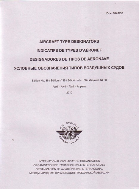 ICAO Aircraft Type Designator (DOC 8643)