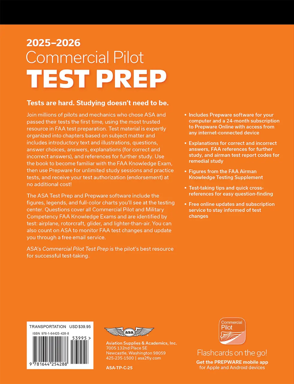 Test Prep 2025-2026: Commercial Pilot (Buch)
