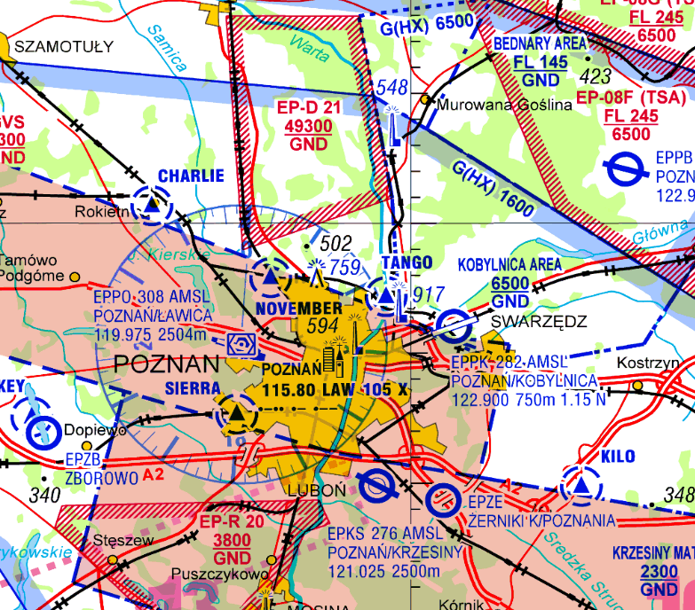 Flight Planner - Visual 500 - Poland inkl. VFR-Anflugkarten