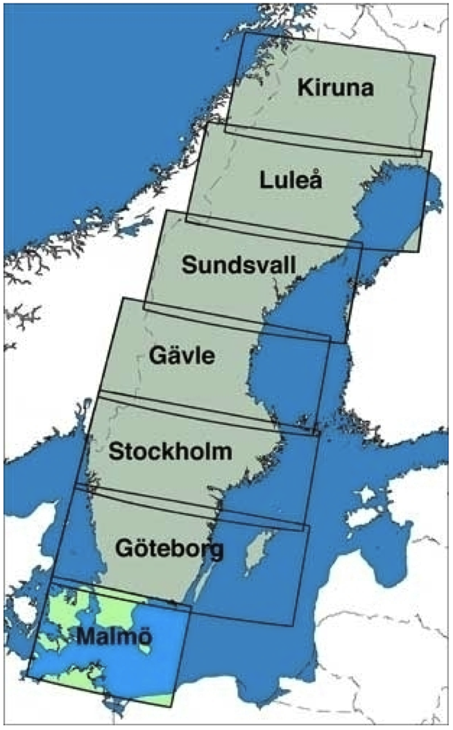 ICAO-Karte Schweden: Malmö Ausgabe 2024