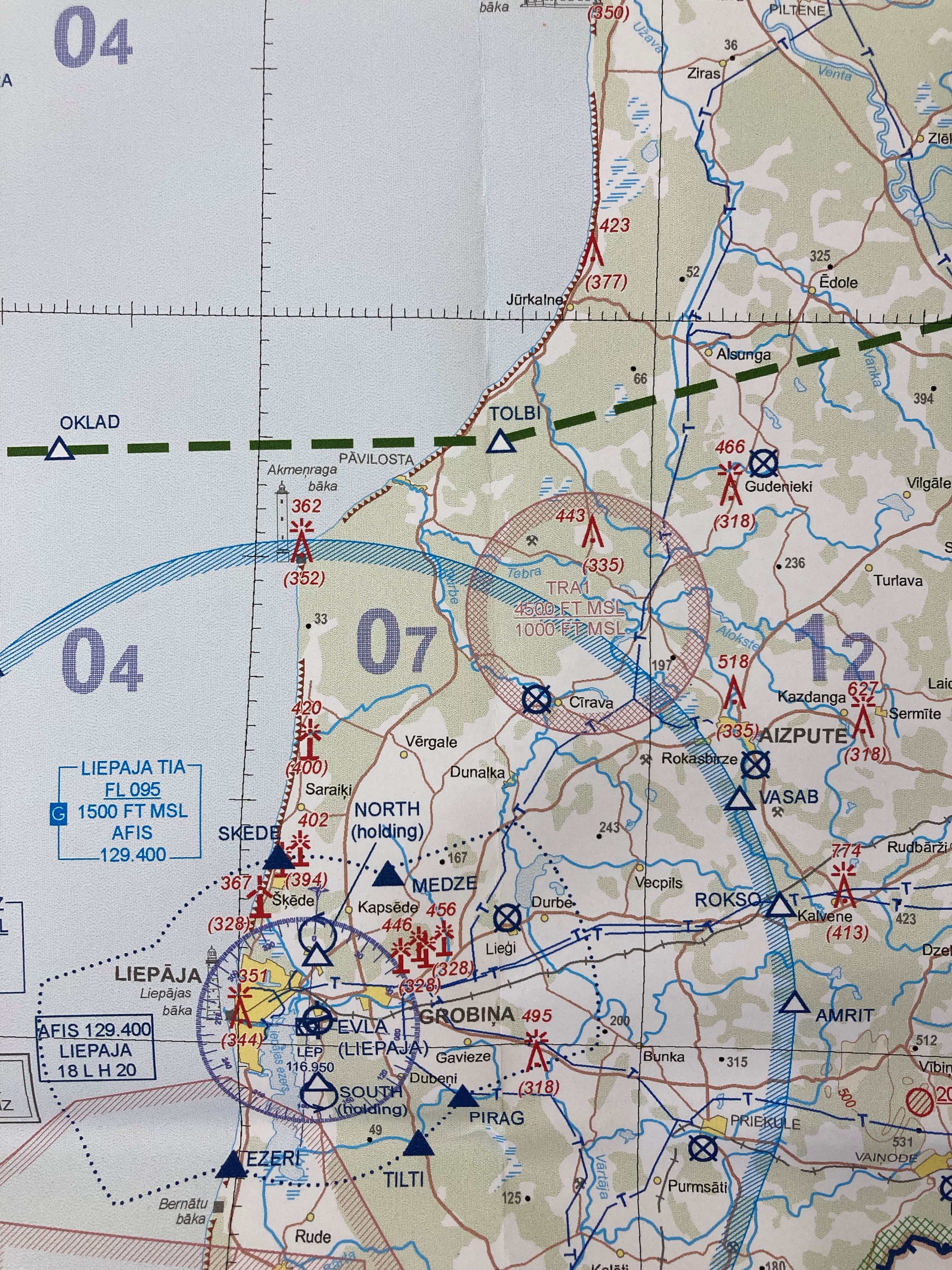 ICAO-Karte Lettland Ausgabe 2025-Vorbestellung