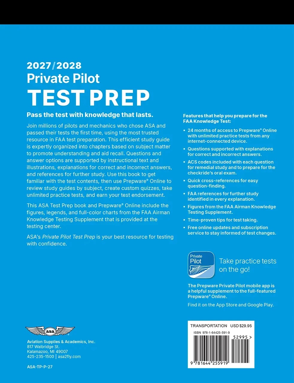Test Prep 2027-2028: Private Pilot (Buch)