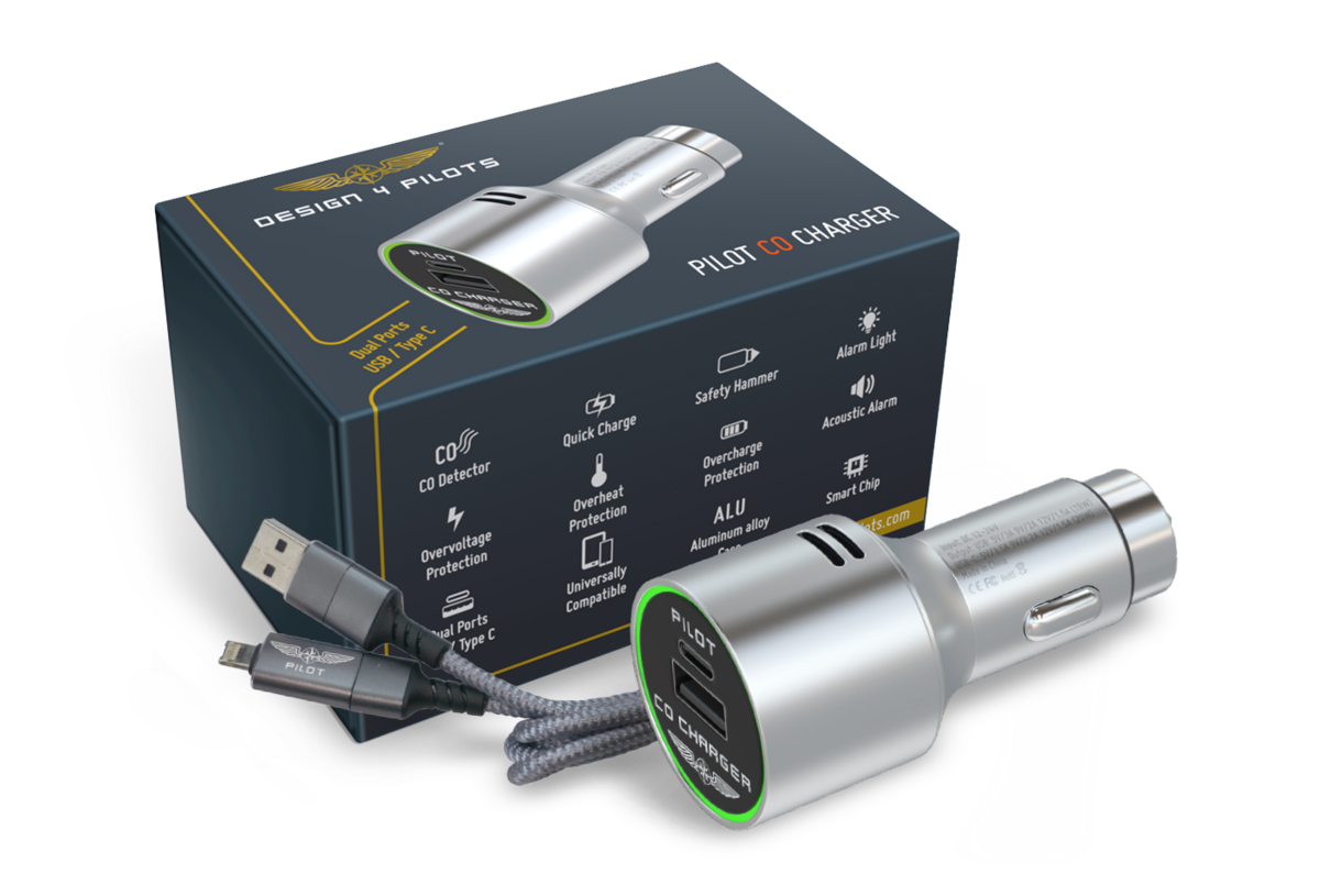 Pilot CO Charger - Multifunktionaler USB-Ladestecker
