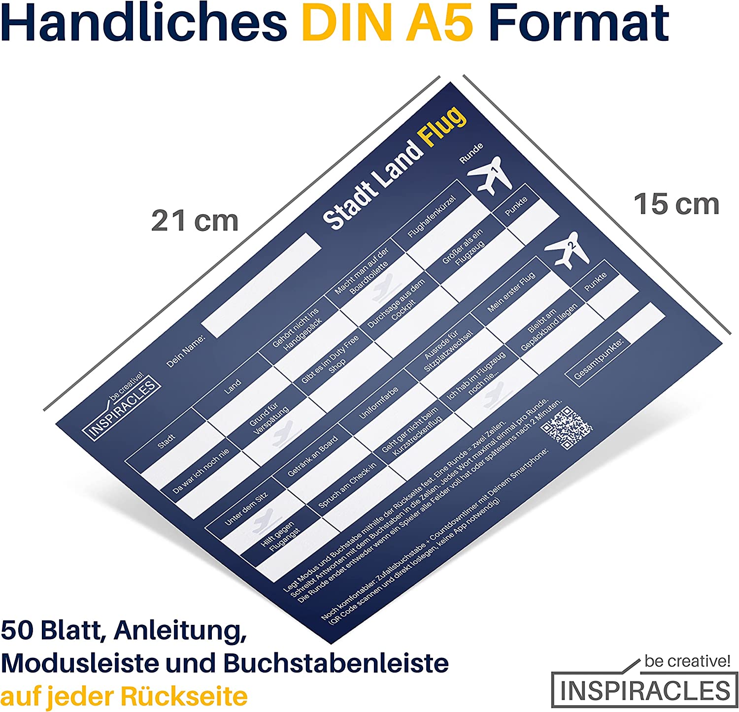 Stadt-Land-Flug Reisespiel