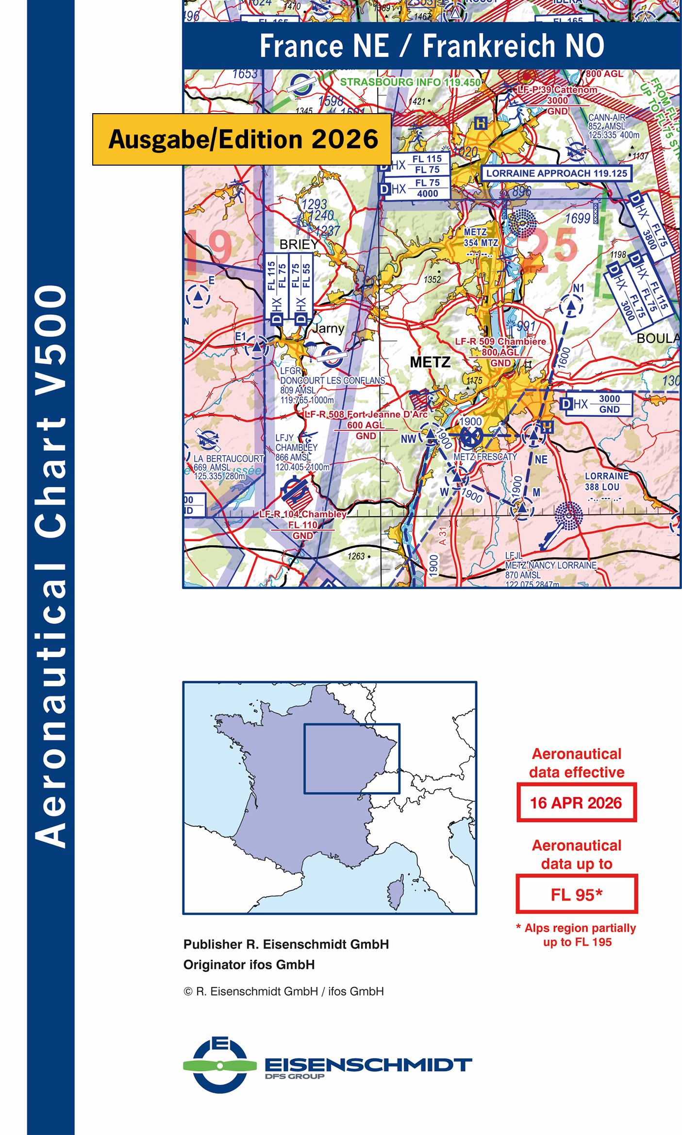 V500 France, Blatt Northeast (Ausgabe 2026) Vorbestellung