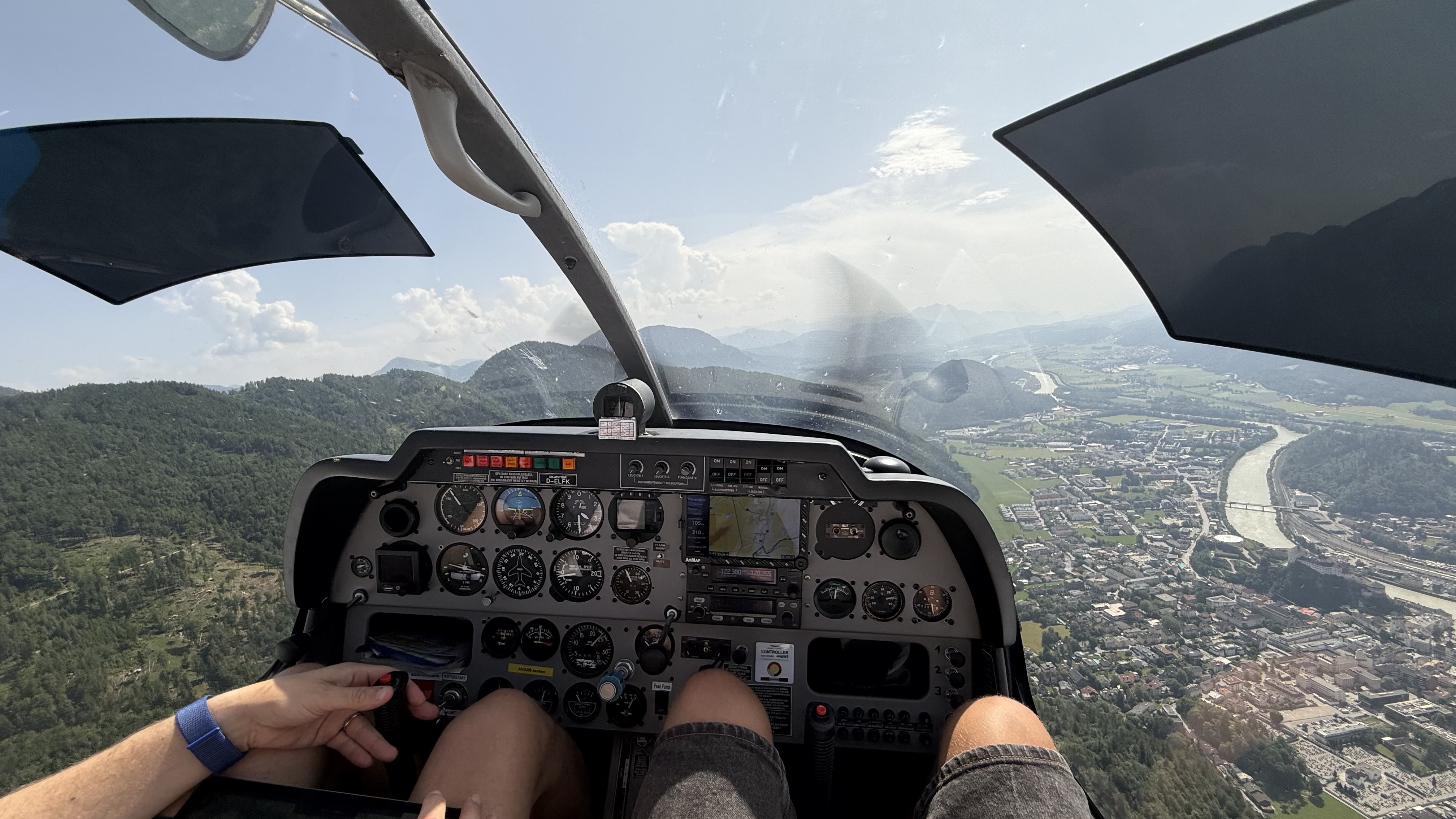 AviationShade für gebogene Scheiben