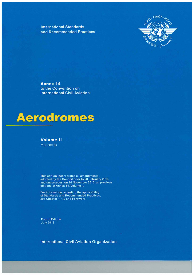 Annex 14 Aerodromes - Volume II (Heliports)