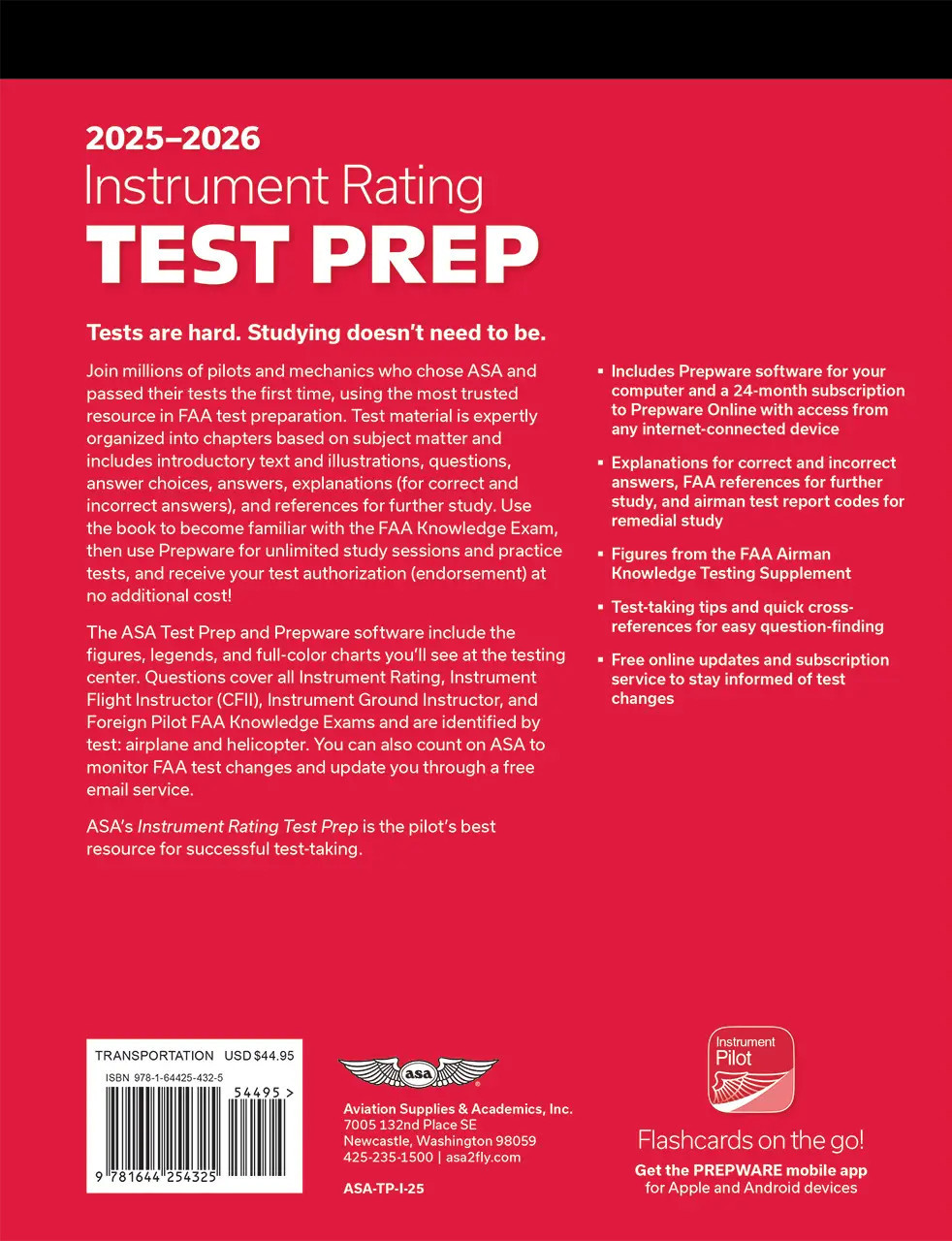 Test Prep 2025-2026: Instrument Rating (Buch)