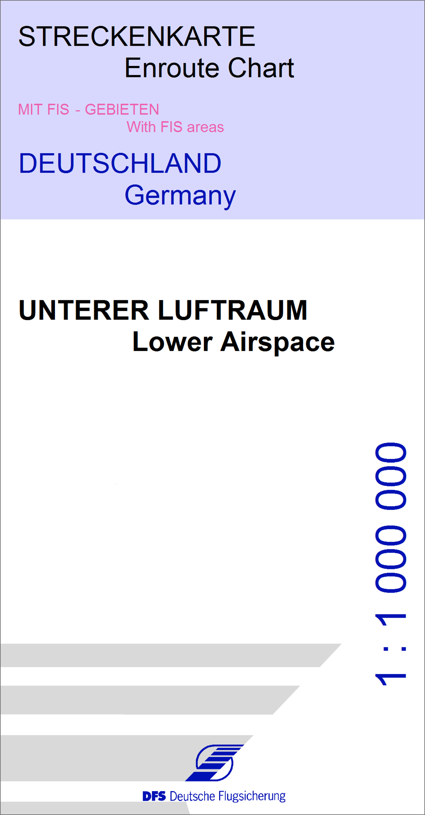 IFR-Streckenkarte Deutschland - Unterer Luftraum mit FIS-Gebiete / MVA (12 JUN2025)-Vorbestellung
