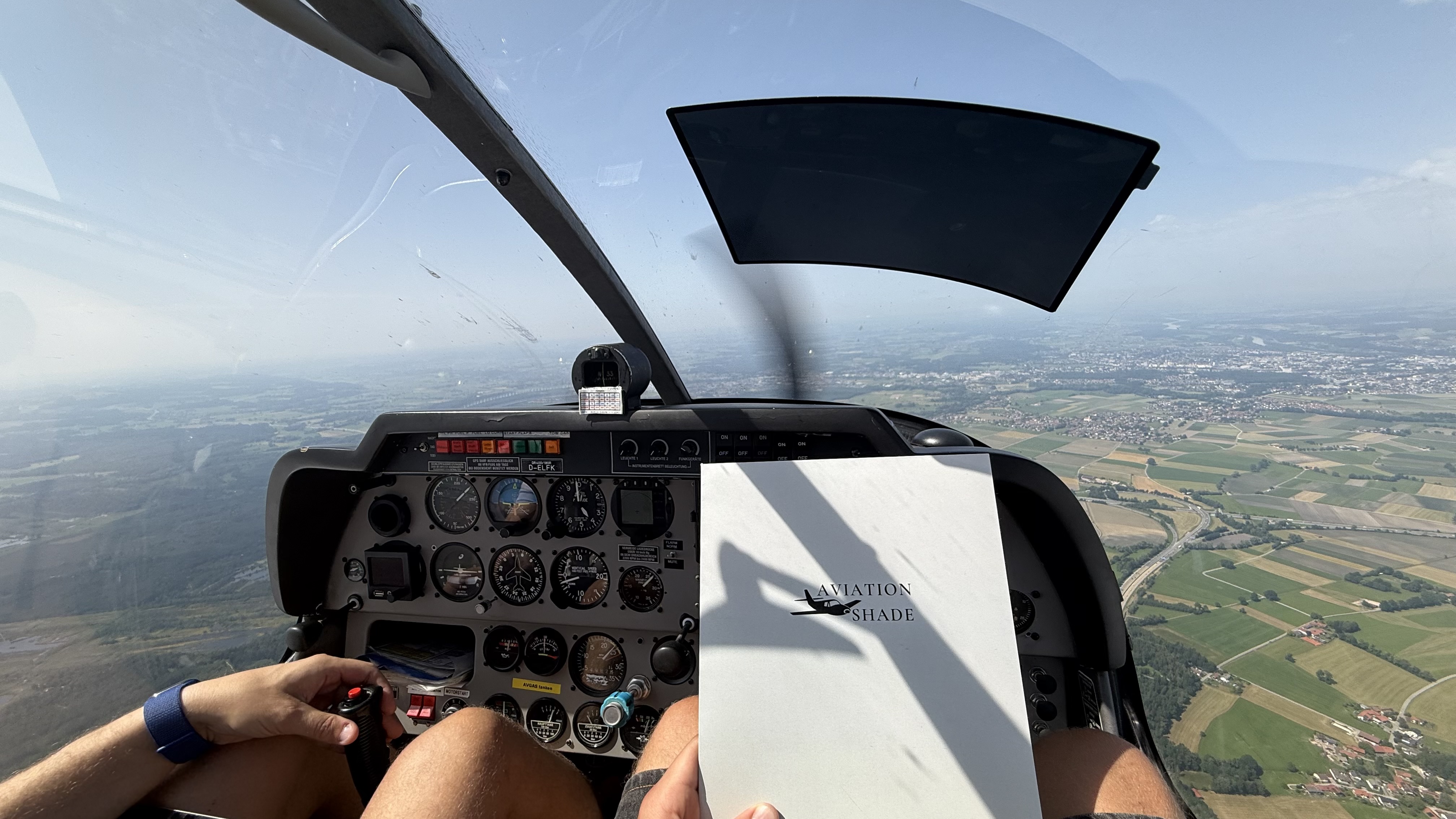 AviationShade für gebogene Scheiben