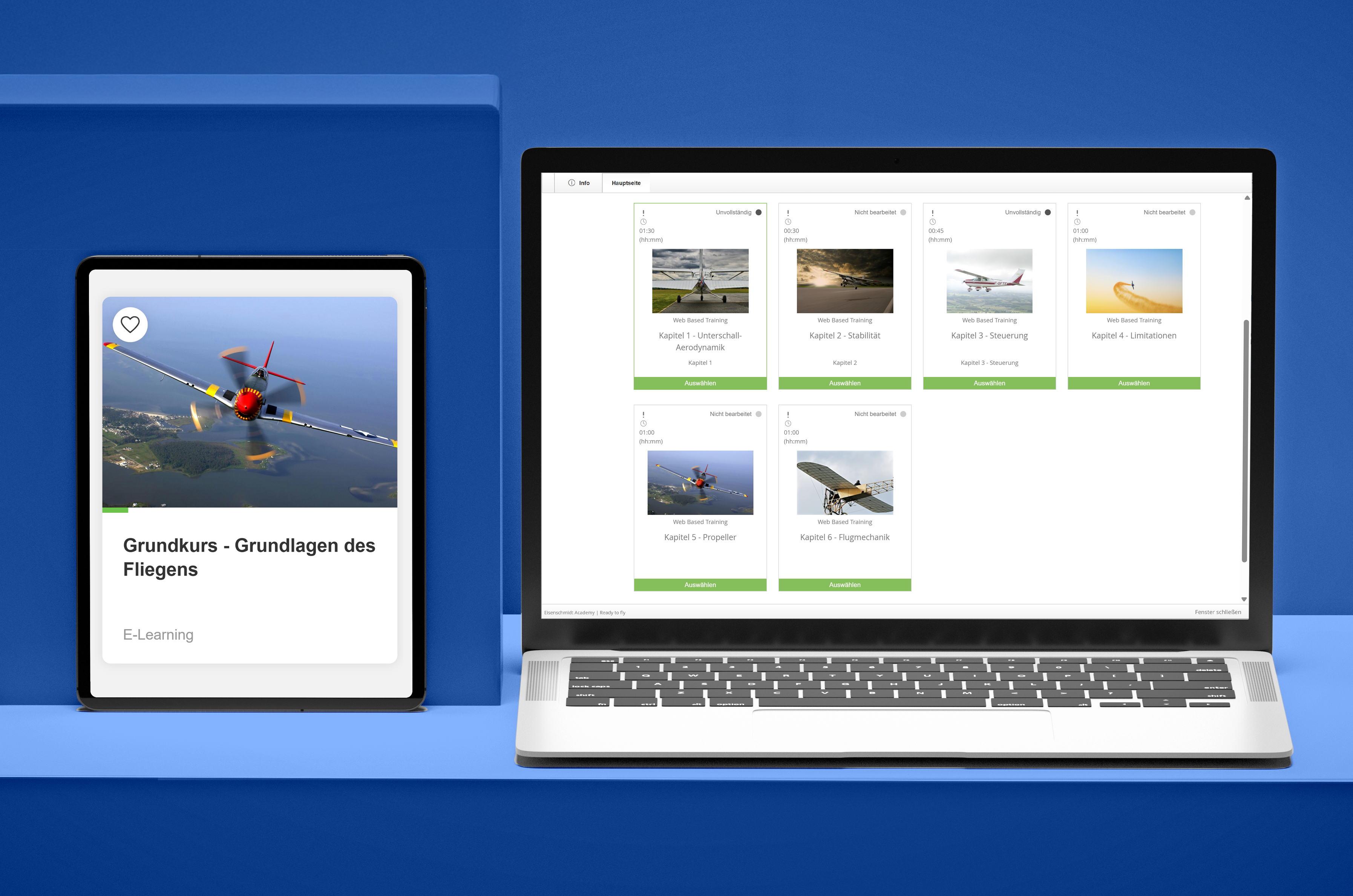 E-Learning Grundkurs: Grundlagen des Fliegens
