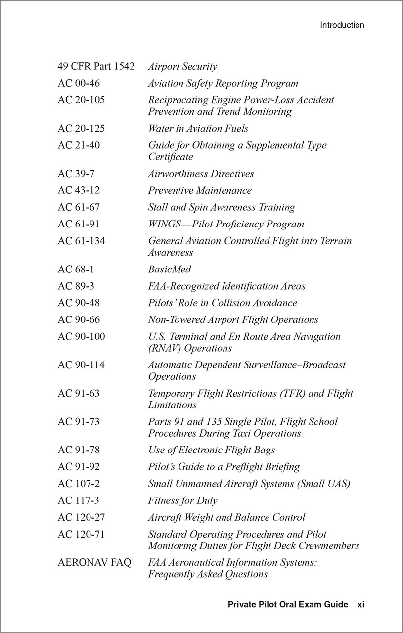 Oral Exam Guide: Private - 14th Edition