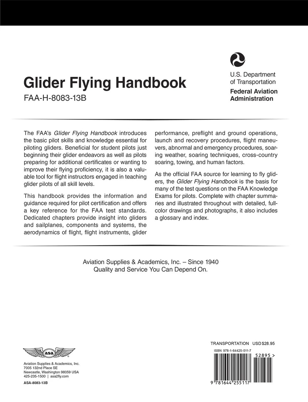 Glider Flying Handbook - Edition 2