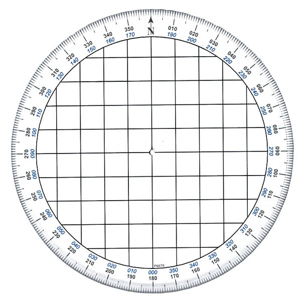 Circular Protractor / Kursrose