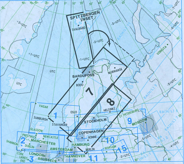 IFR-Streckenkarte ELO 7/8 Jeppesen