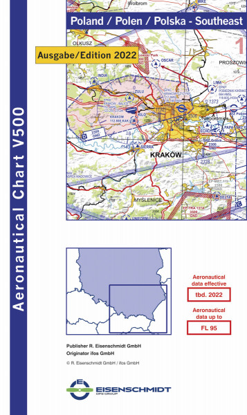 VFR 500 Poland, sheet Southeast (2022 edition) (preorder)