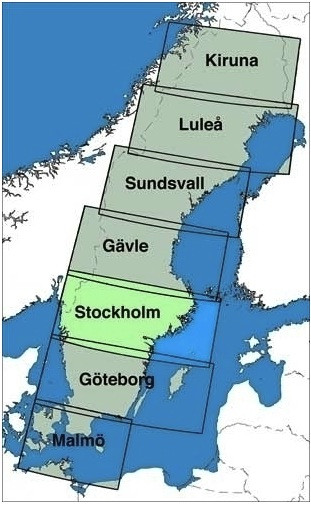 ICAO-Karte Schweden: Stockholm Ausgabe 2024-Vorbestellung