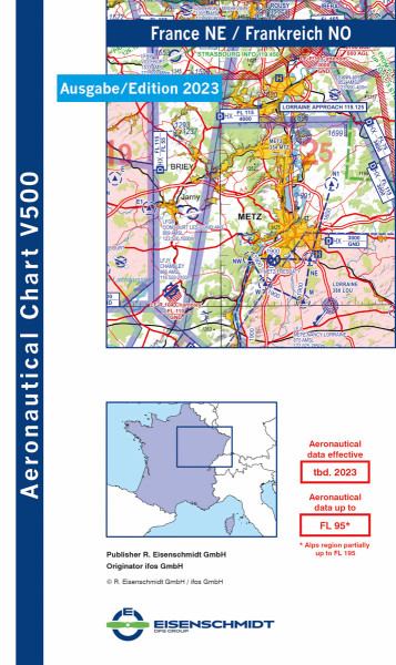 V500 France, Blatt Northeast (Ausgabe 2023)