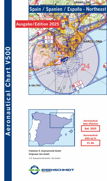V500 Spain, Blatt Northeast (Ausgabe 2025)