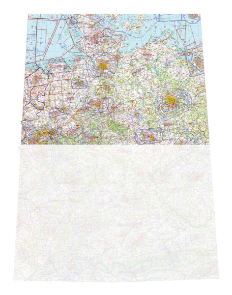 Wandkarte ICAO Deutschland 1:500.000 Blatt Nord