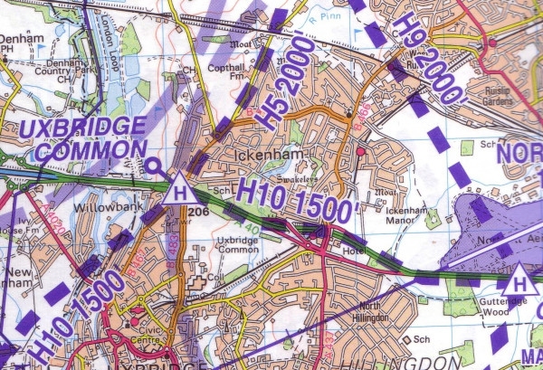 Helicopter Routes in the London Control Zone