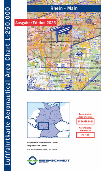 Aeronautical Area Chart (AAC250) 1:250.000 Sheet Rhein-Main