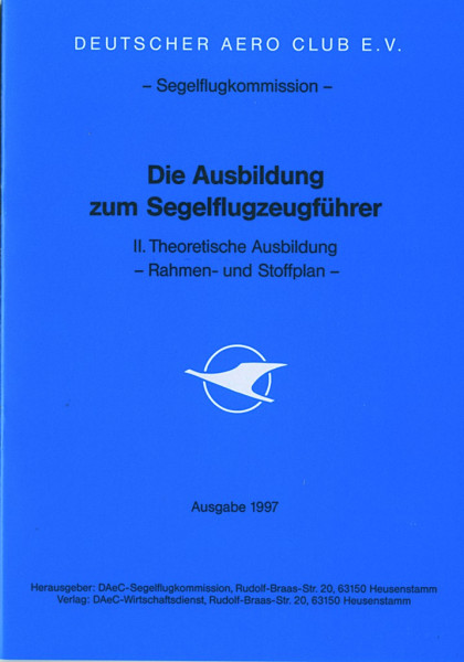 Die Ausbildung zum Segelflugzeugführer