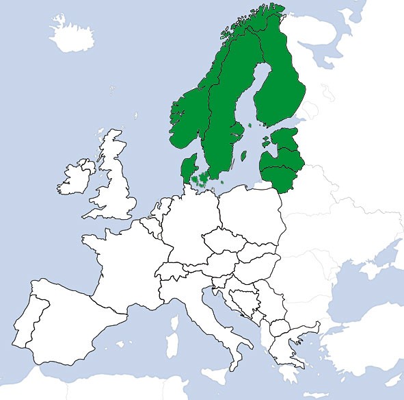 JeppView VFR: Scandinavien