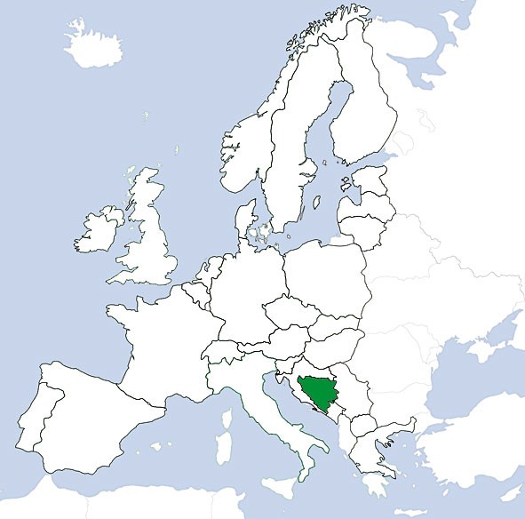 JeppView VFR: Bosnien/Herzegovina