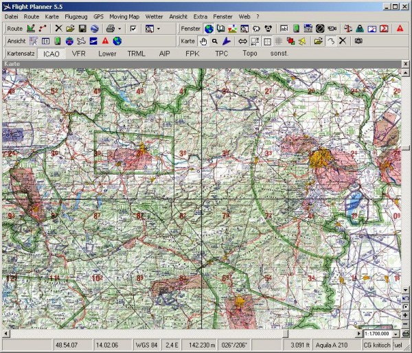 Flight Planner - Visual 500 - Denmark inkl. VFR Anflugkarten