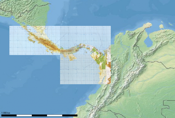 TPC charts - Central America for Flight Planner