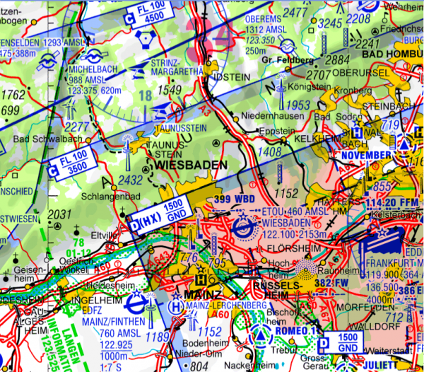 ICAO-Karte - Deutschland (Ausgabe 2024) für Flight Planner