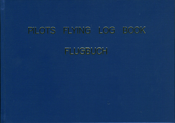 PILOTS FLYING LOG BOOK (hellblau)