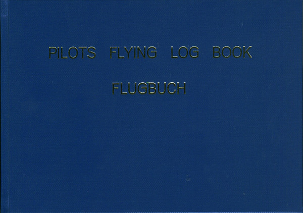 PILOTS FLYING LOG BOOK (hellblau)