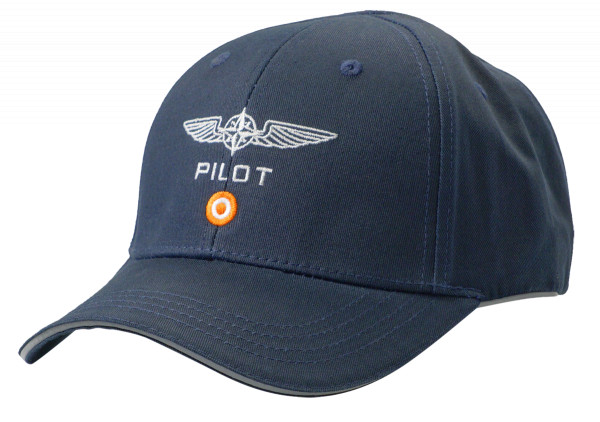 cap "pilot" 100% cotton, marine blue