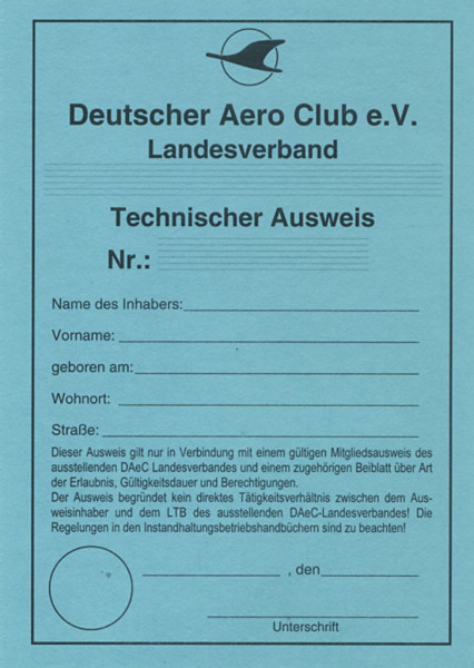 Technischer Ausweis