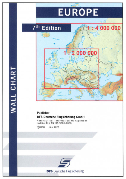 Europe Wall Chart, 7th Edition