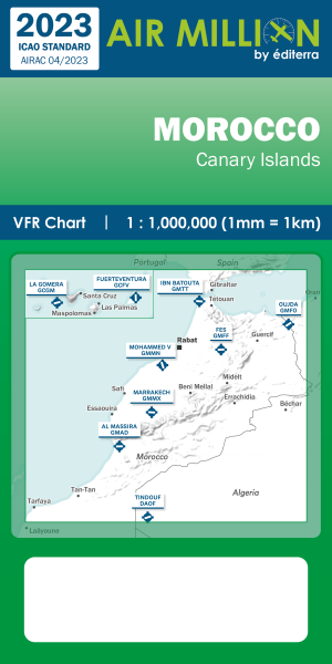 AIR MILLION: VFR-Zoom-Chart The Alps 1:500.000 (edition 2023)- proorder