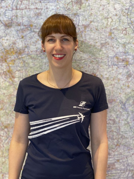 DFS Merch T-Shirt Damen mit Motiv Flugspuren