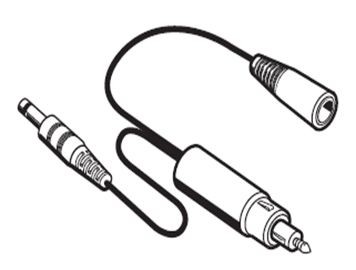 Adapterkabel für Sennheiser S1 Digital Zigarettenanzünder.