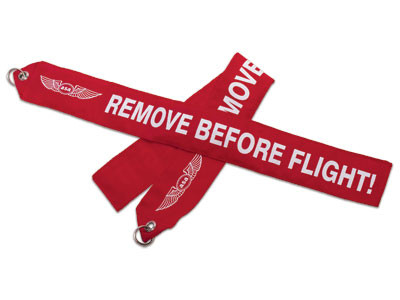 Banner Remove Before Flight