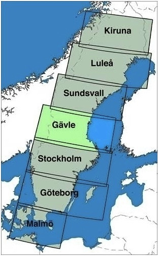 ICAO-Karte Schweden: Gävle Ausgabe 2024-Vorbestellung