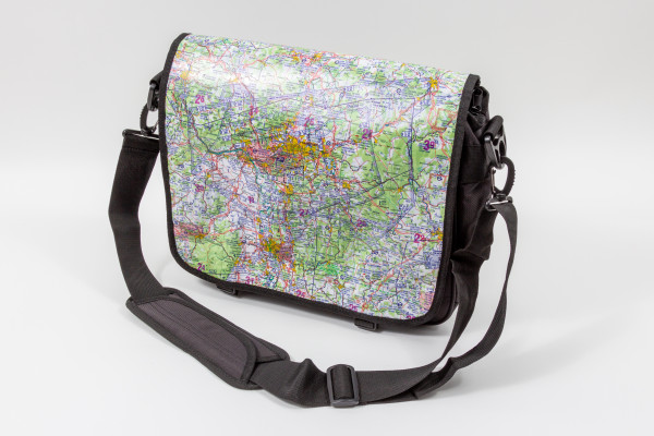 MapBag Echo Sierra (bag-torso and 1 bag-flap in ICAO-chart-design)