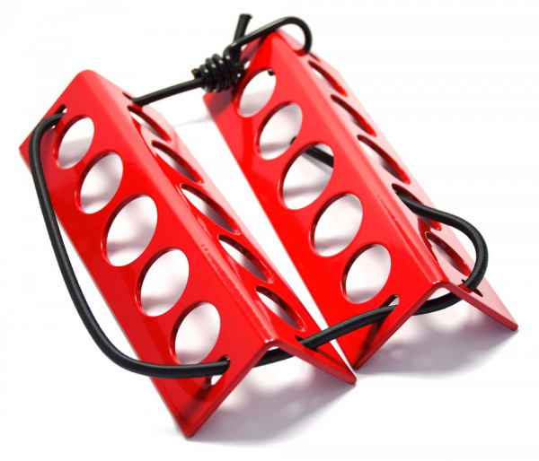 red aluminium Chocks