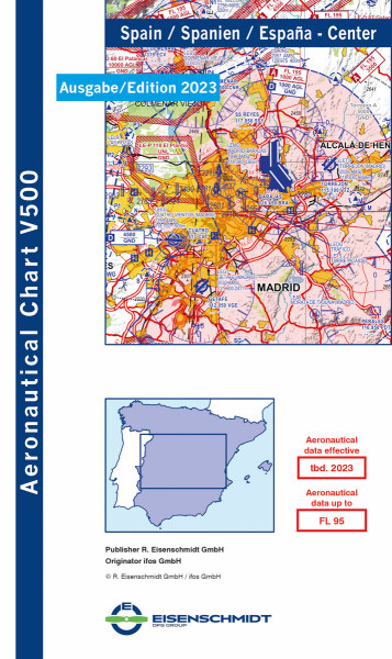 VFR 500 Spain, sheet Central (edition 2023)preorder