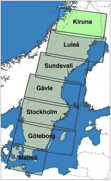 ICAO-Karte Schweden: Kiruna Ausgabe 2023