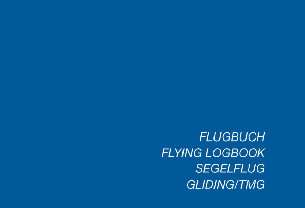 logbook for gliders EU-FCL