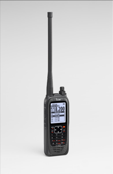 ICOM Flugfunkgerät IC-A25CE, seitlich